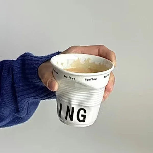 Korean Style Ceramic Coffee Mug 200ml (6.7 oz)
