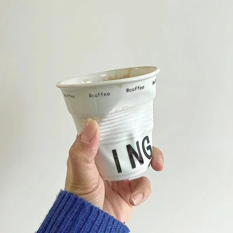 Korean Style Ceramic Coffee Mug 200ml (6.7 oz)